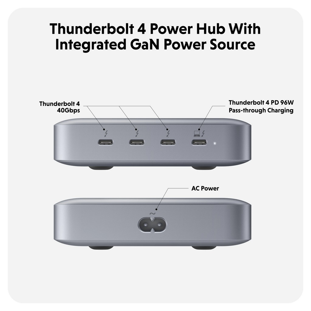 Hub USB-C HyperDrive ThunderBolt 4 Power Hub