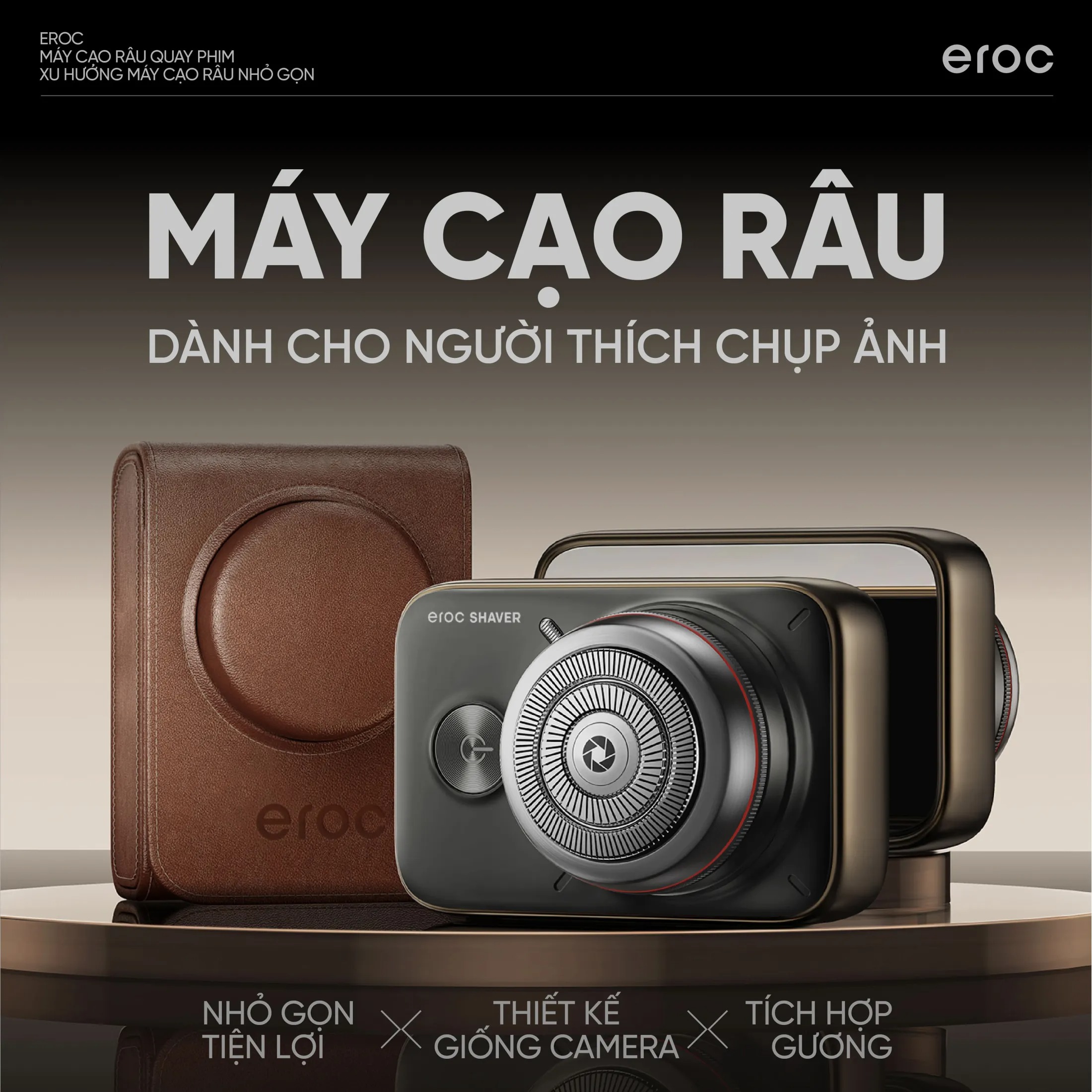 Máy cạo râu Eroc Mini Camerist
