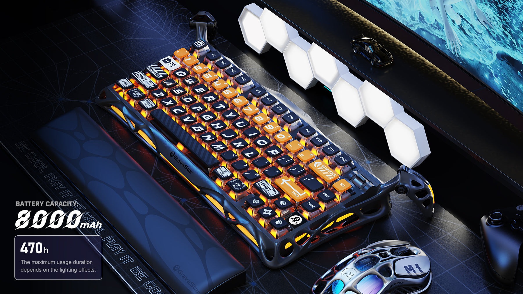 GravaStar Mercury K1 Pro CyberFlare
