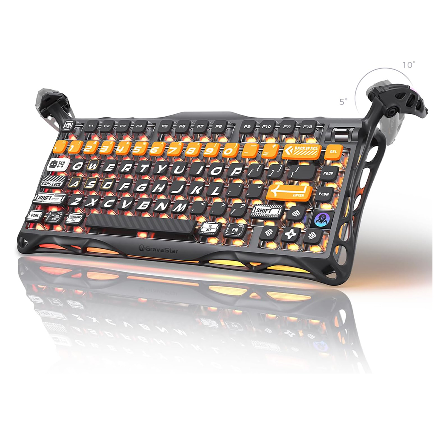 Bàn phím GravaStar Mercury K1 Pro CyberFlare