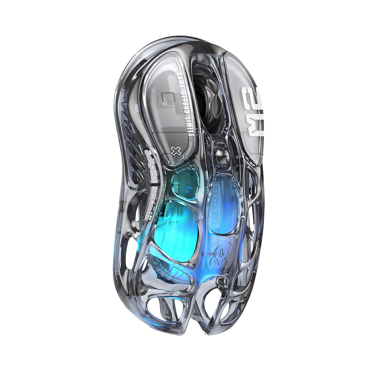 Chuột GravaStar Mercury M2 Transparent Black
