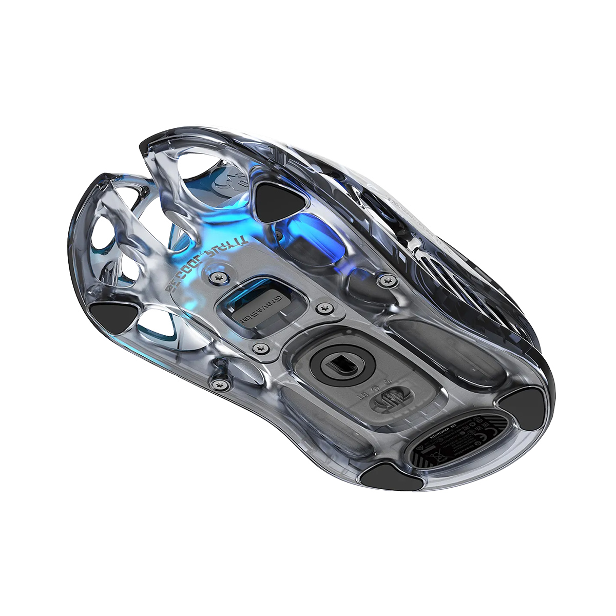 Chuột GravaStar Mercury M2 Transparent Black