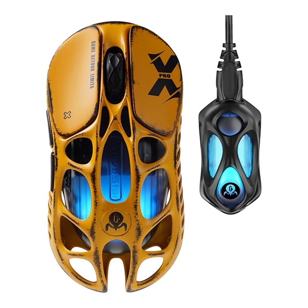 Chuột GravaStar Mercury X Pro Battle Worn Yellow