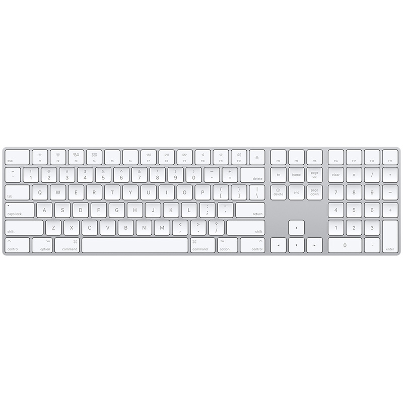 apple magic keyboard with numeric keypad comparison