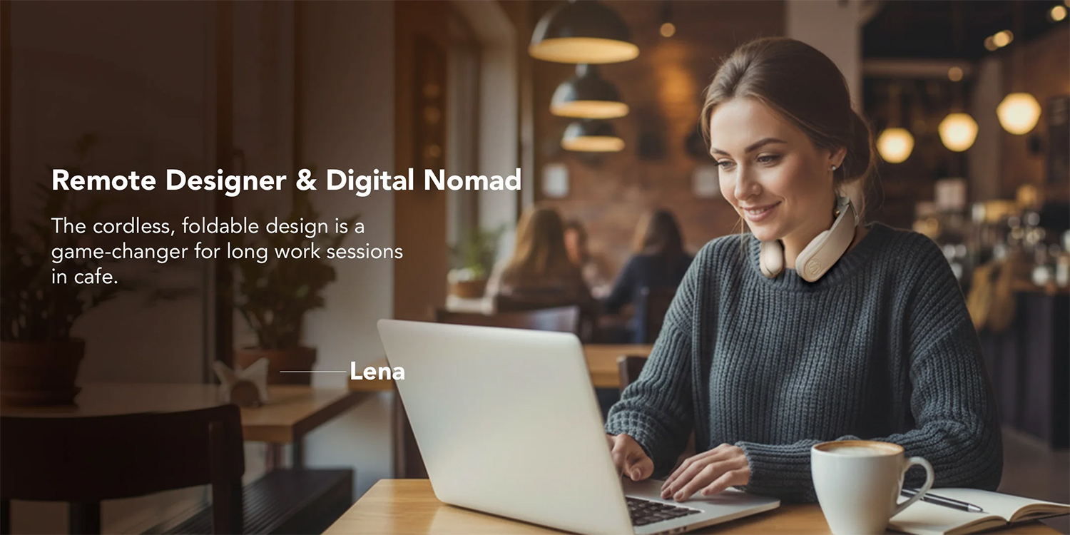 Máy massage cổ SKG G7 Pro Fold Titanium