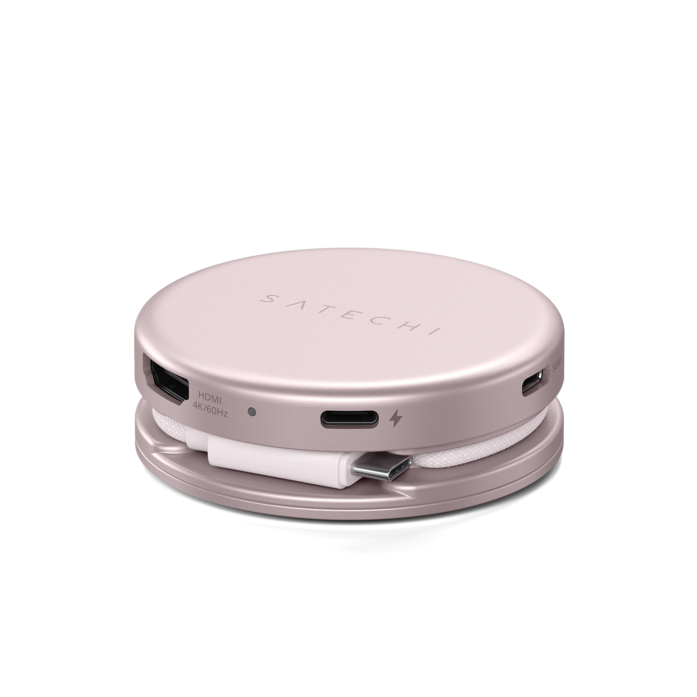 Hub Satechi OnTheGo 5-in-1 Multiport Adapter Pink