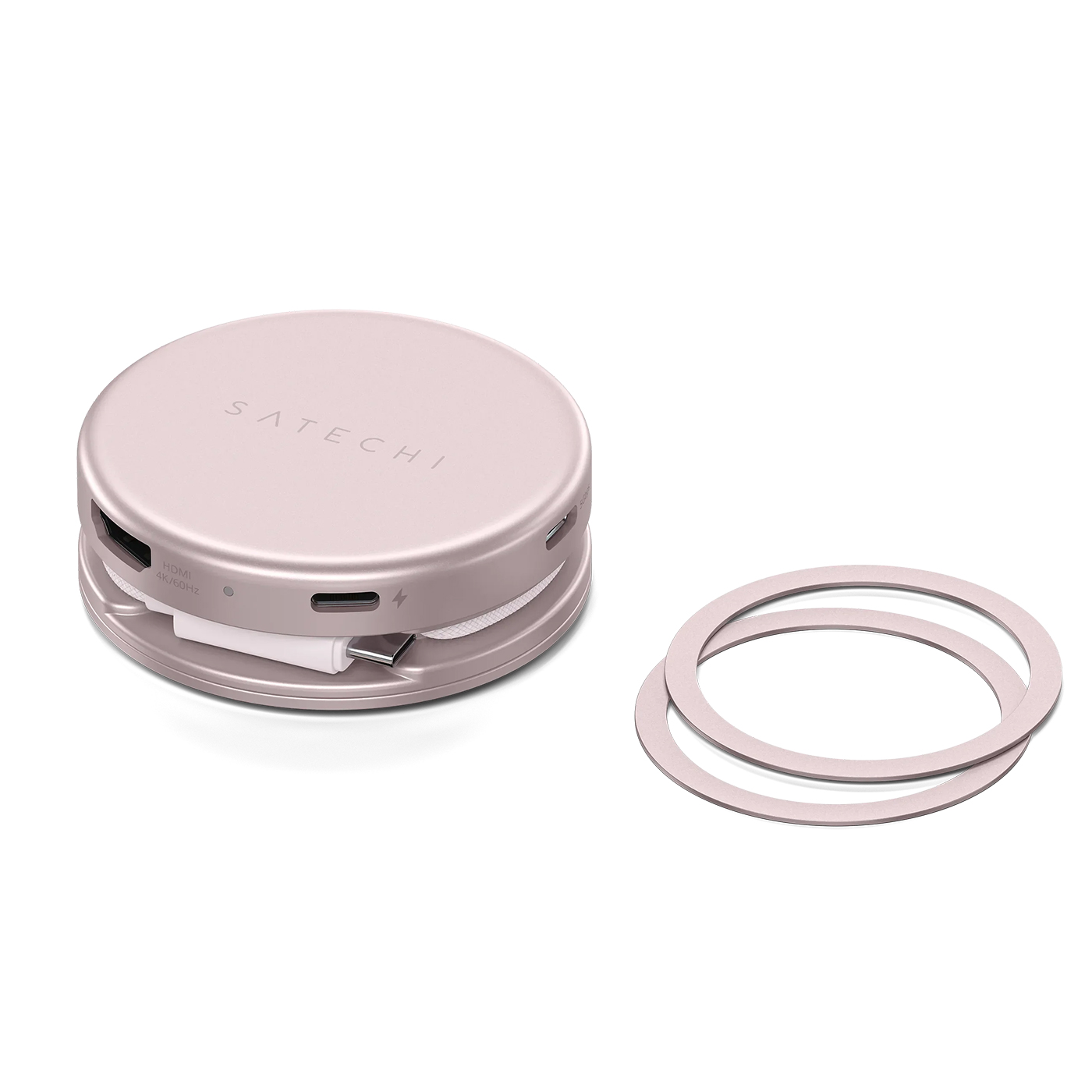 Hub Satechi OnTheGo 5-in-1 Multiport Adapter Pink