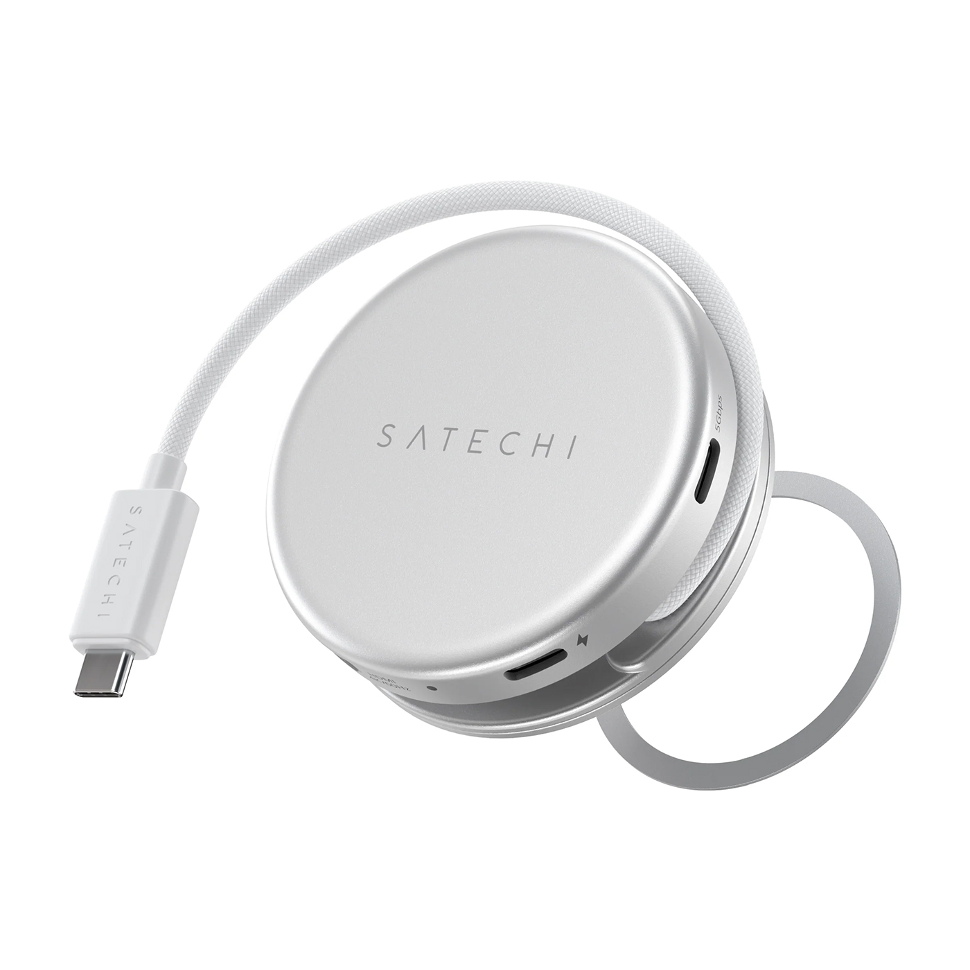 Hub Satechi OnTheGo 5-in-1 Multiport Adapter (Silver)