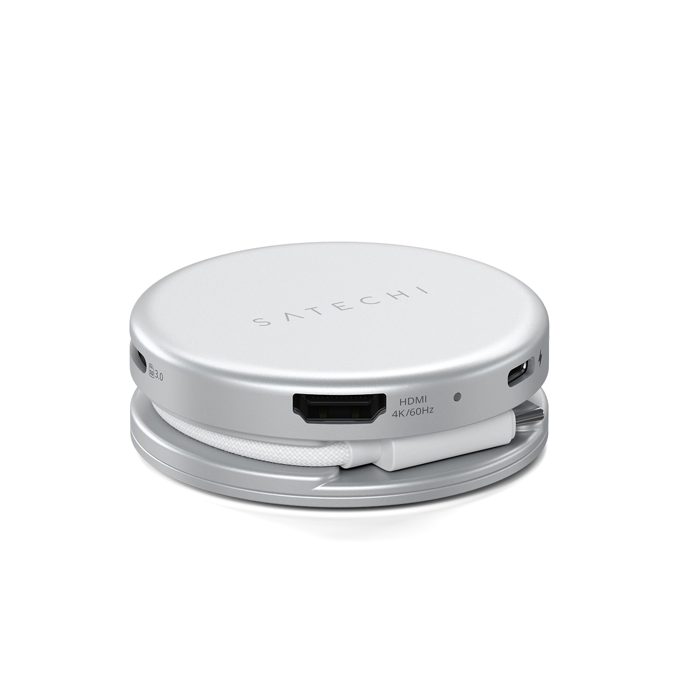 Hub Satechi OnTheGo 5-in-1 Multiport Adapter Silver