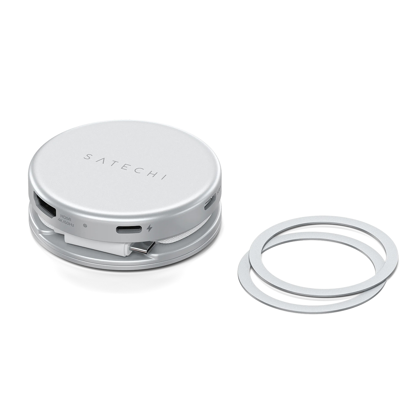 Hub Satechi OnTheGo 5-in-1 Multiport Adapter Silver