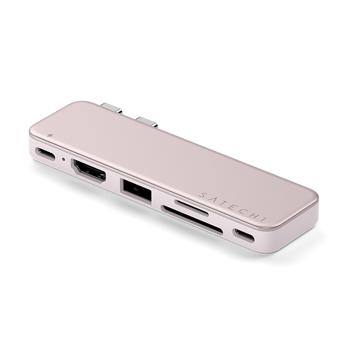 Hub Satechi Snap Hub USB-C Pink