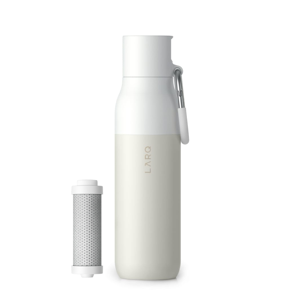 Bình giữ nhiệt LARQ Filtered Flip Top White