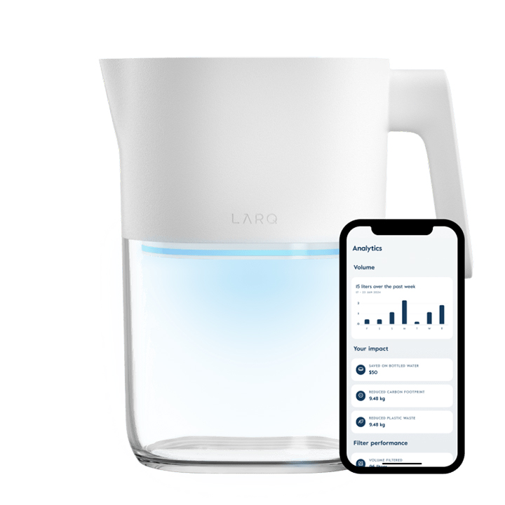Bình LARQ Pitcher PureVis (White)