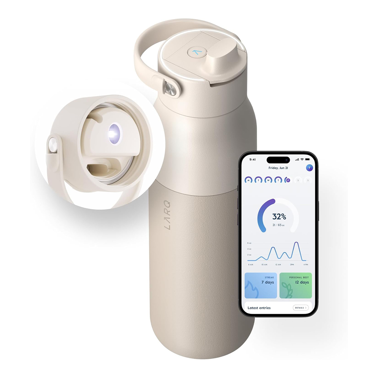 Bình giữ nhiệt LARQ PureVis 2 Dune