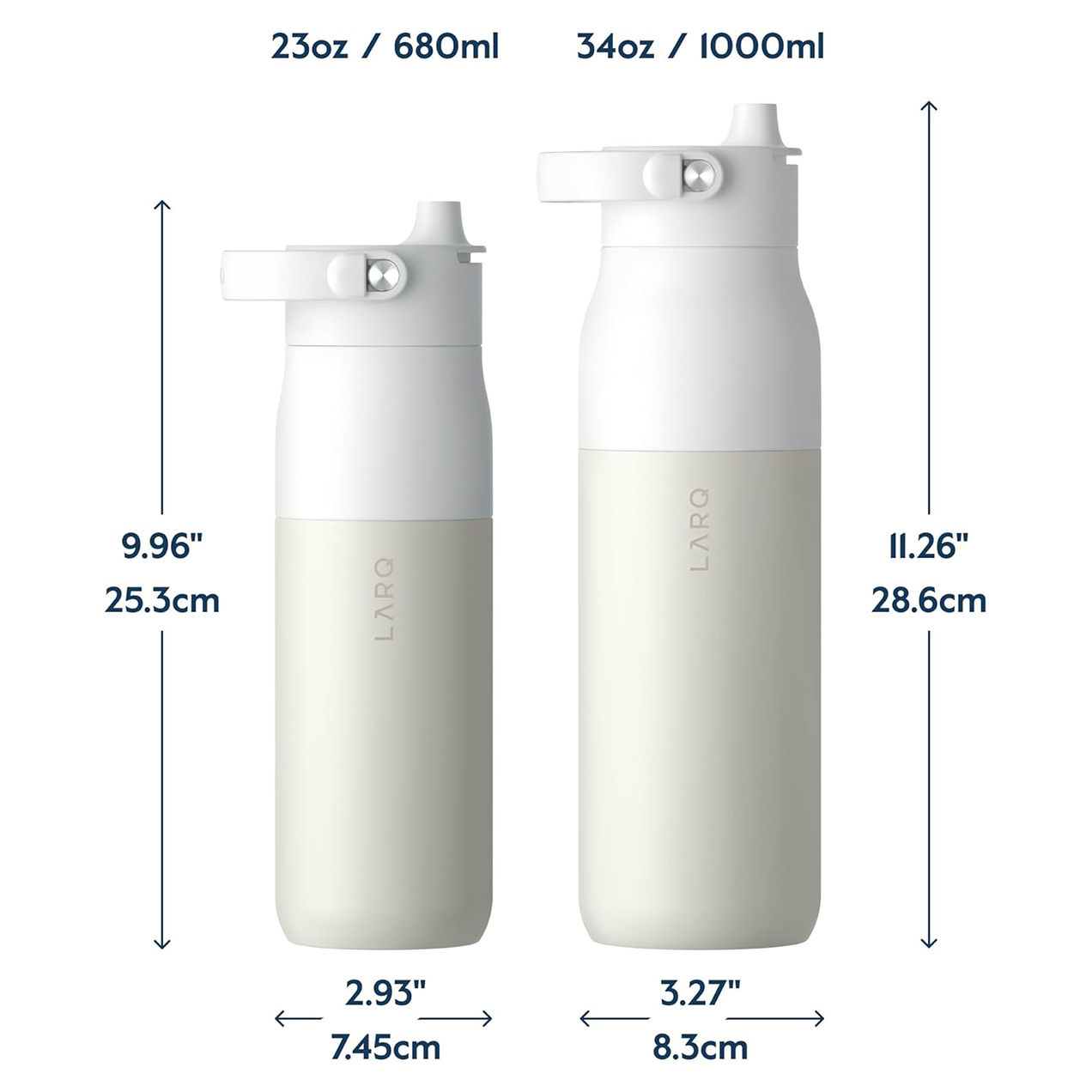 Bình giữ nhiệt LARQ PureVis 2 White