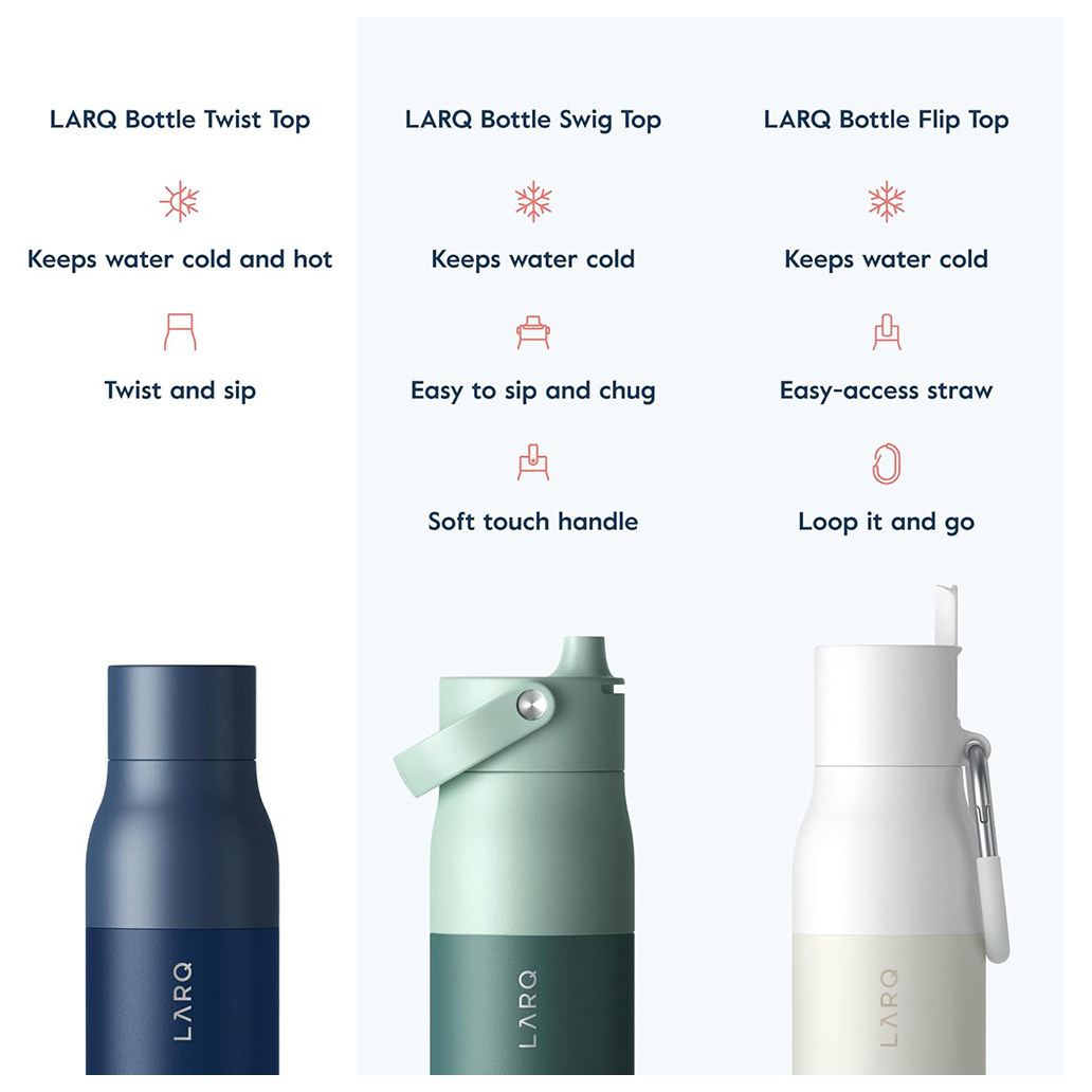 Bình giữ nhiệt LARQ Twist Top Blue