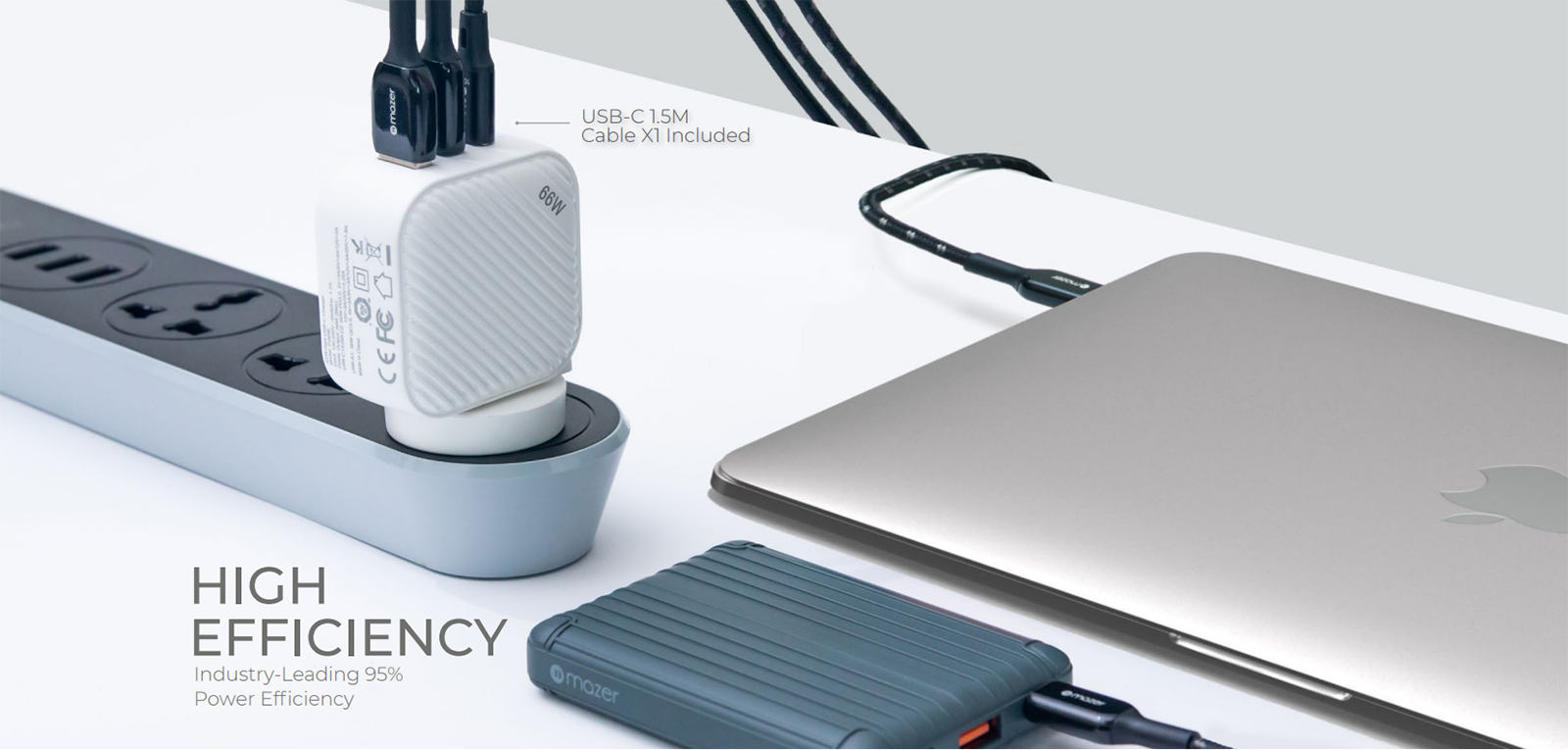 Sạc Mazer SuperMini 66W