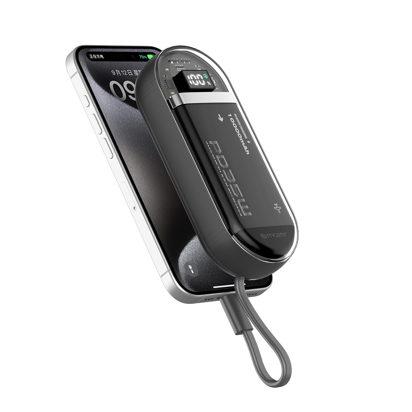 Pin sạc Mazer PowerCharge Link 1035 Black