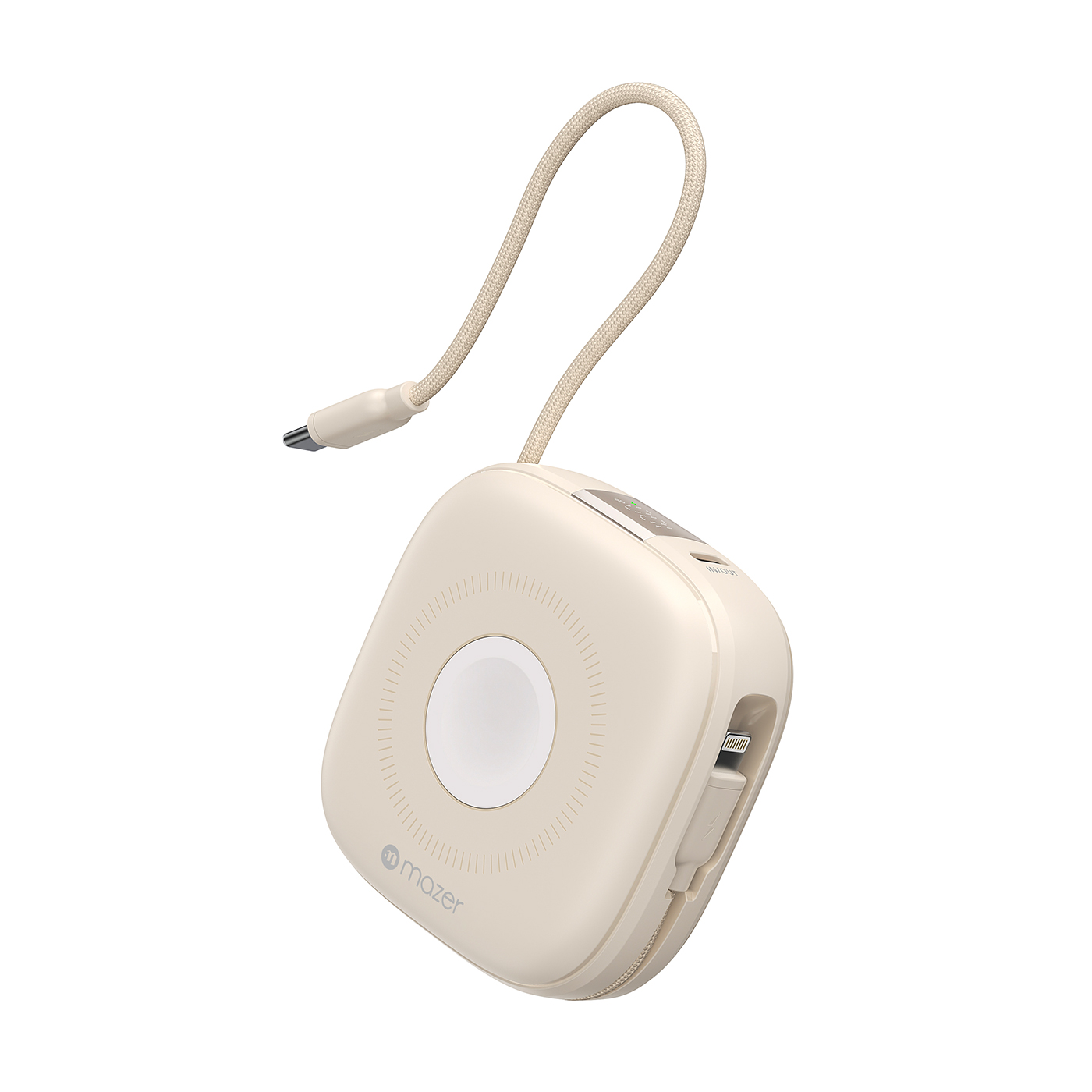 Pin sạc Mazer MagLink18i 10000mAh Cream