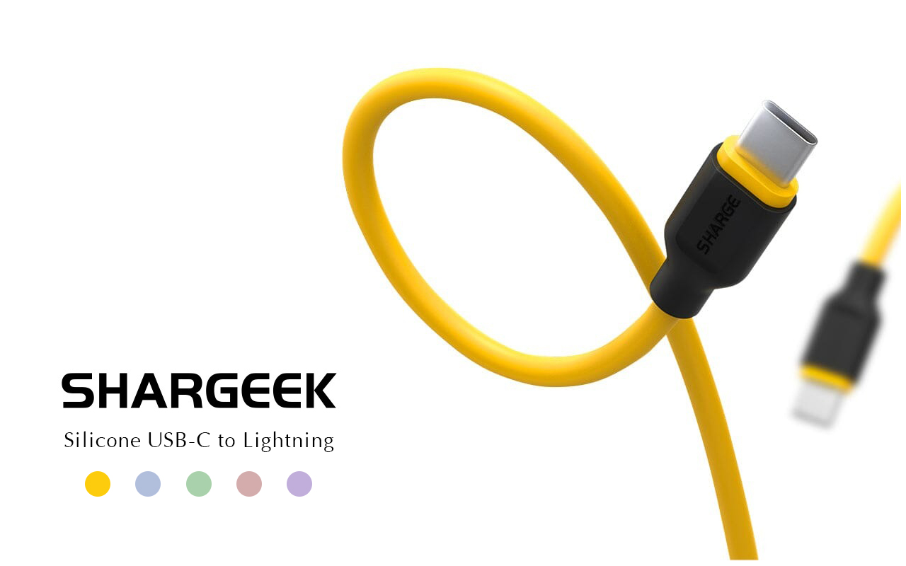 Cáp sạc Shargeek Silicone USB-C to Lightning