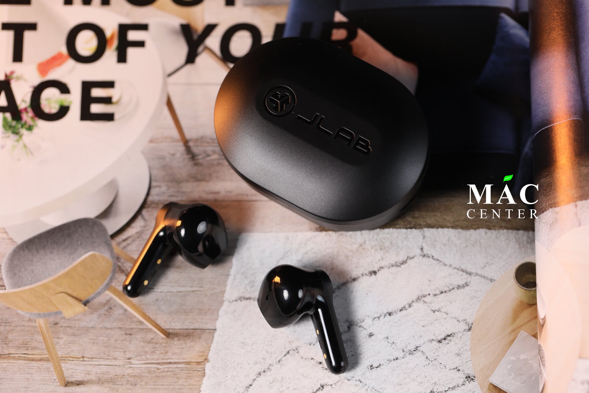 Tai nghe JLab J1 Open Pods Black