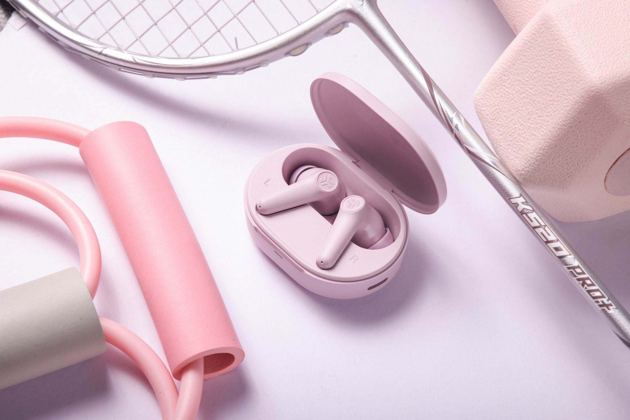 Tai nghe JLab J1 Open Pods Pink