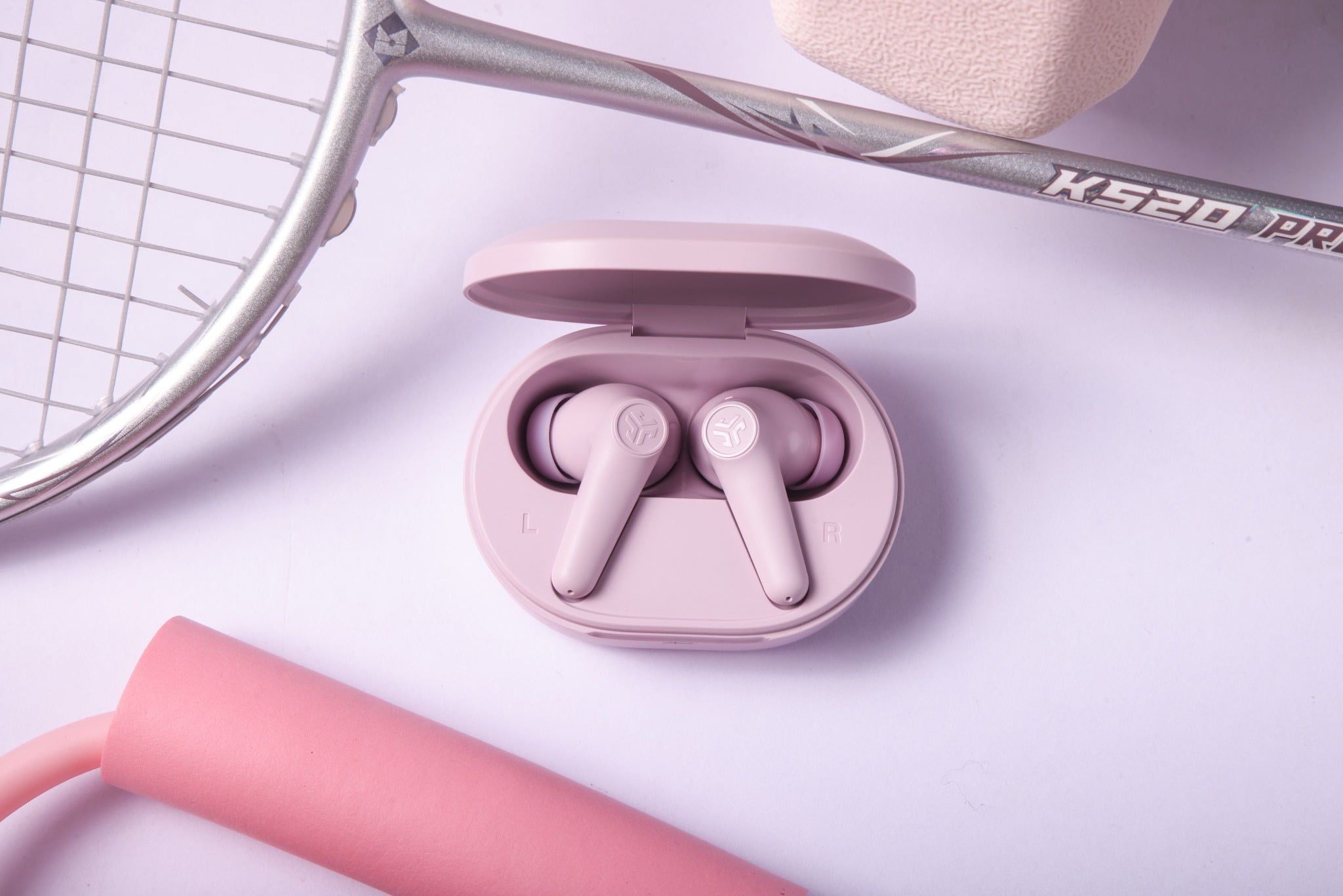 Tai nghe JLab J1 Open Pods Pink