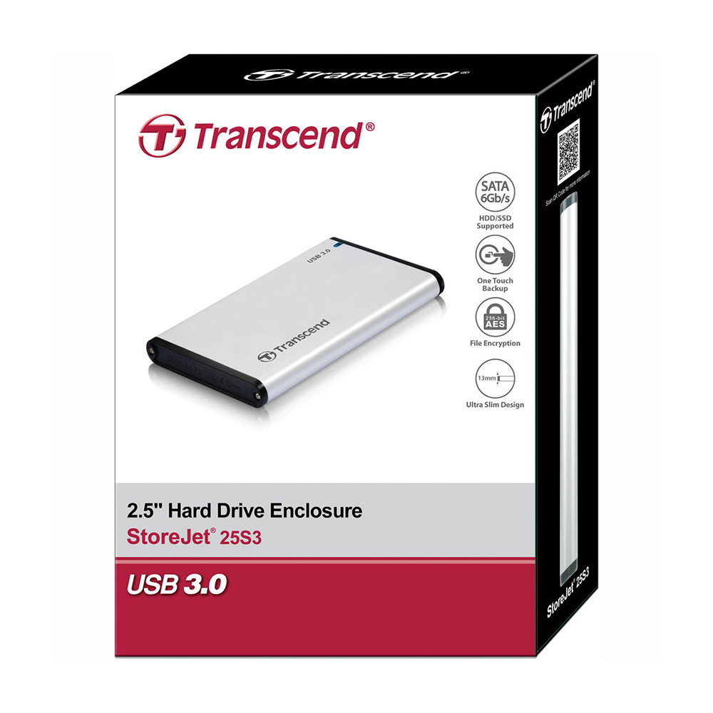 Box HDD Transcend StoreJet 25S3
