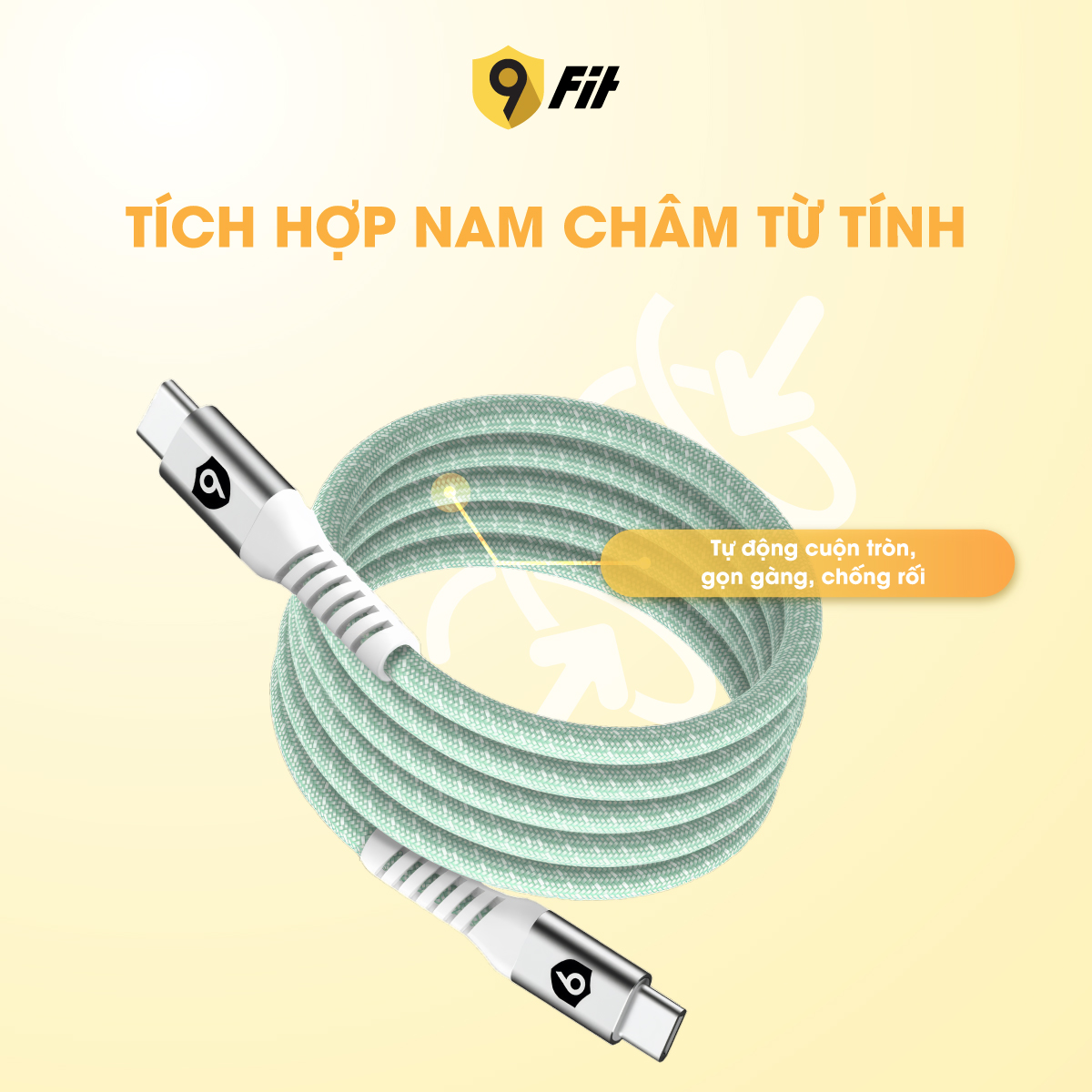 Cáp từ tính 9Fit Magnetic C to C