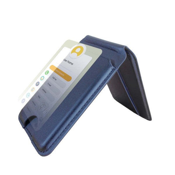 Ví da 9Fit eBiz Mag Wallet Stand Blue