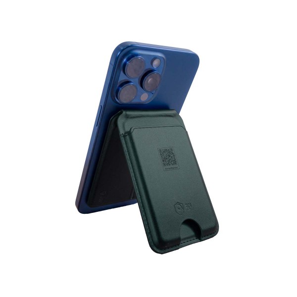 Ví da 9Fit eBiz Mag Wallet Stand Dark Green