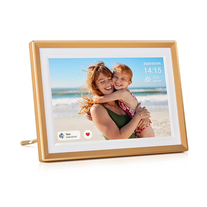 Khung ảnh kỹ thuật số Arzopa D10 (Champagne Gold)