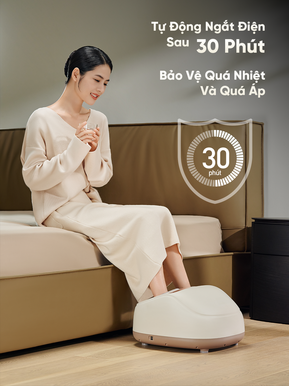 Máy massage chân Breo Foot 3