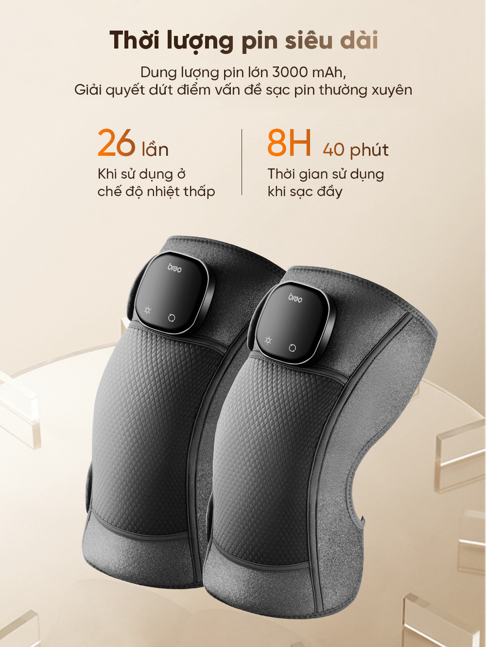 Máy massage đầu gối Breo X2