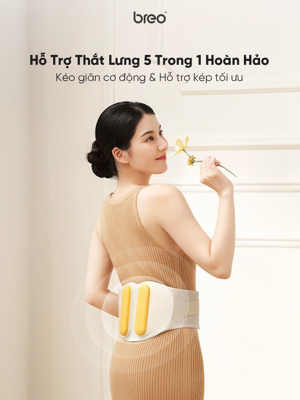 Máy massage lưng bụng Breo Y2