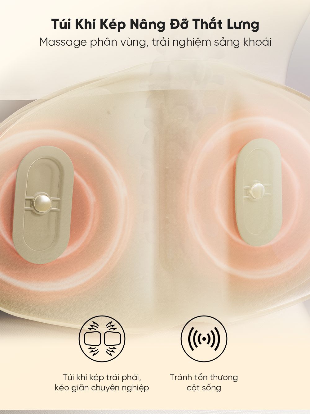 Máy massage lưng bụng Breo Y2