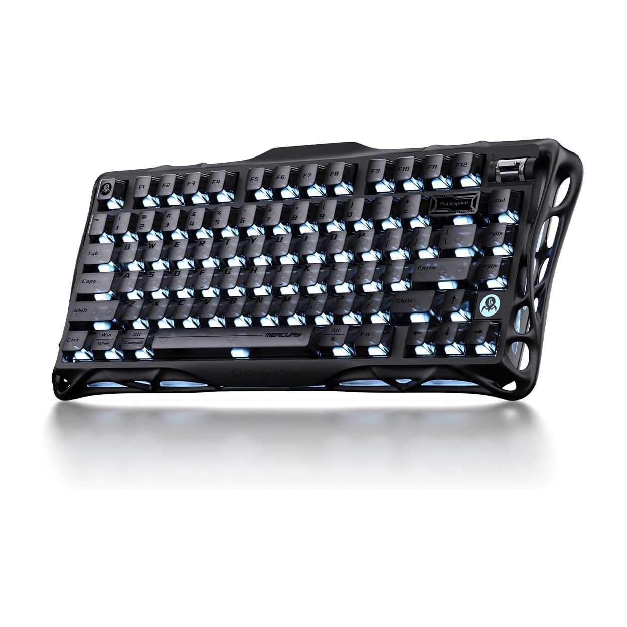 Bàn phím GravaStar Mercury K1 (Stealth Black)