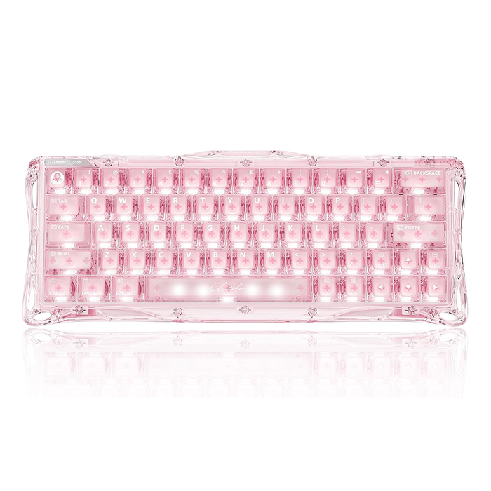 Bàn phím GravaStar Mercury V60 Crystal Rose