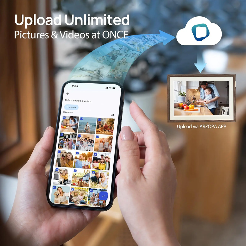 Khung ảnh kỹ thuật số Arzopa