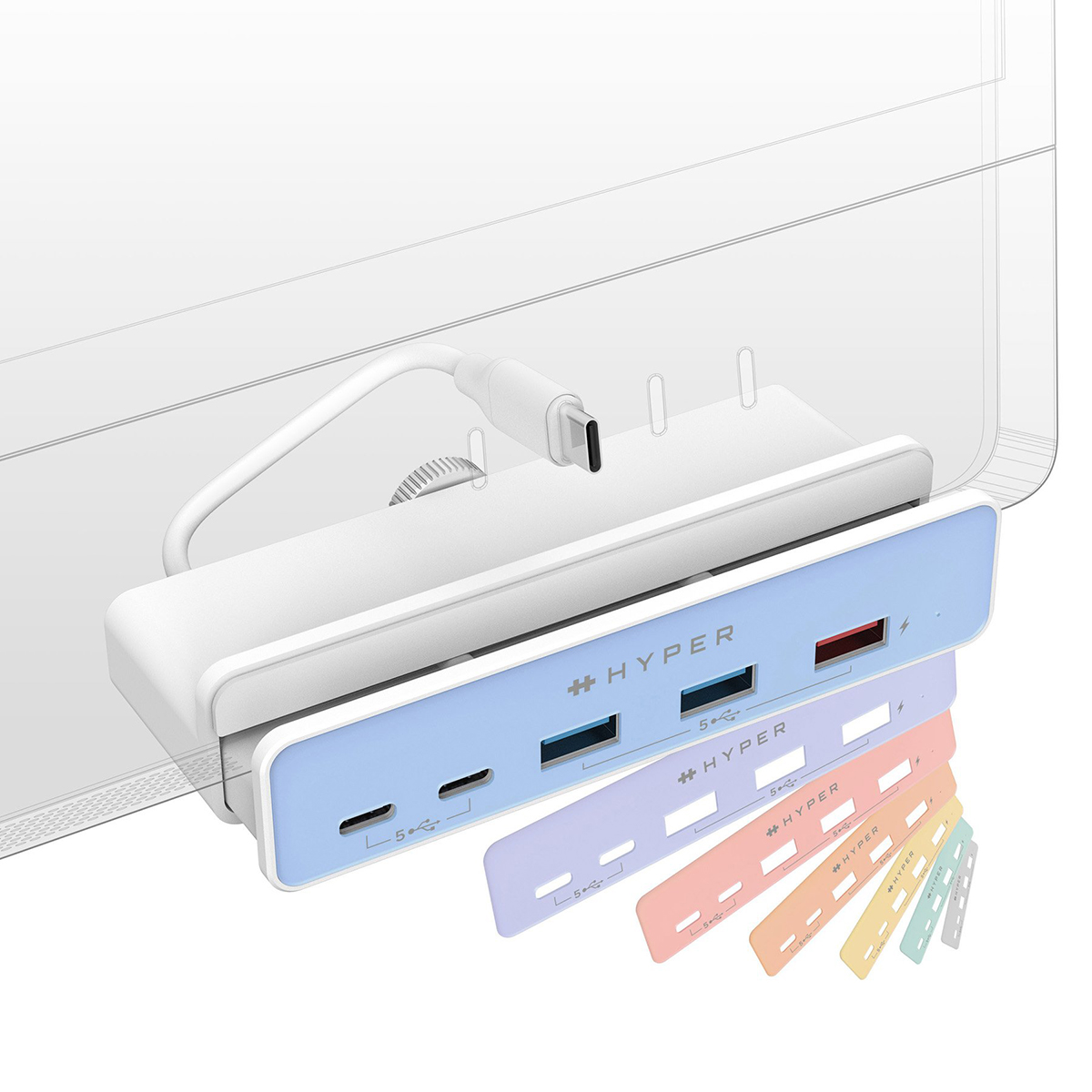 Hub USB-C Hyper Drive 5 in 1 for iMac 24-inch