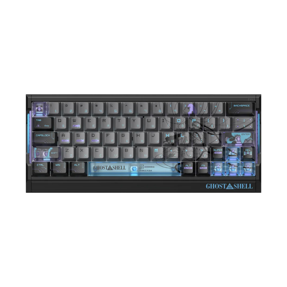 Bàn phím IQUNIX EV63 Ghost in the Shell (Cyber Blue)