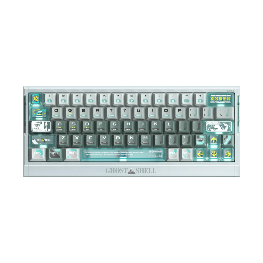 Bàn phím IQUNIX EV63 Ghost in the Shell (Shell Core)