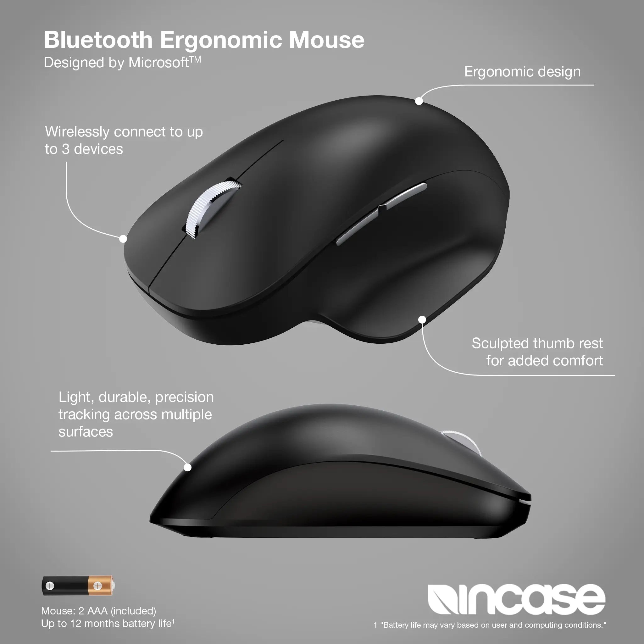 Chuột Incase Bluetooth Ergonomic Mouse