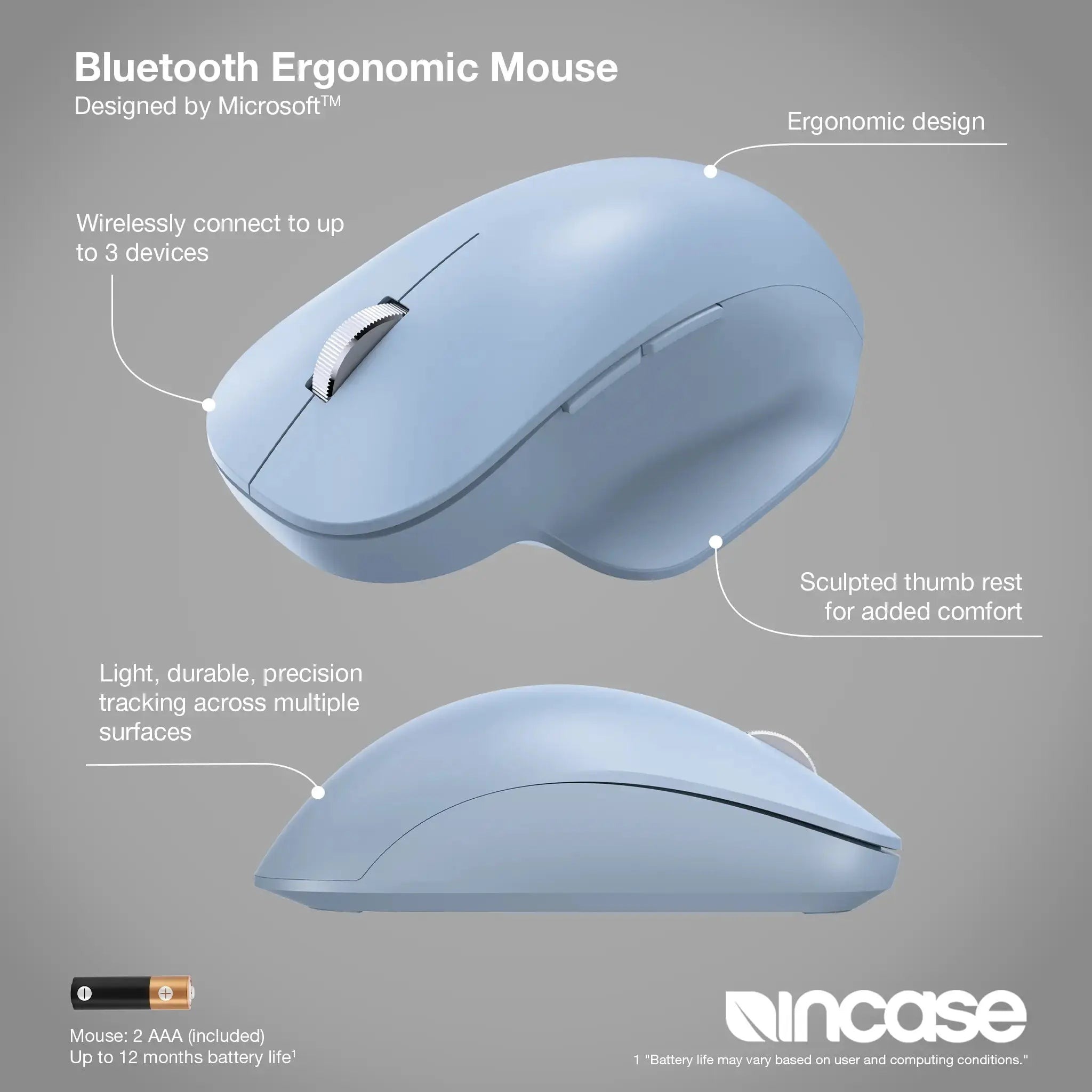 Chuột Incase Bluetooth Ergonomic Mouse