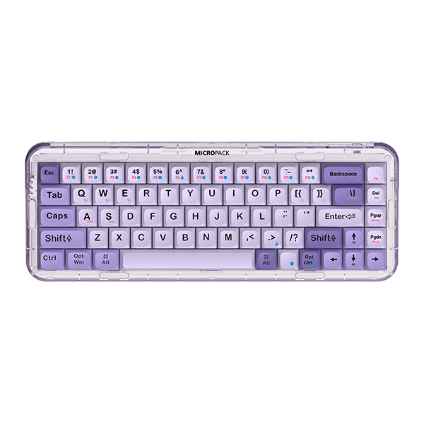 Bàn phím cơ Micropack K-168WM Purple