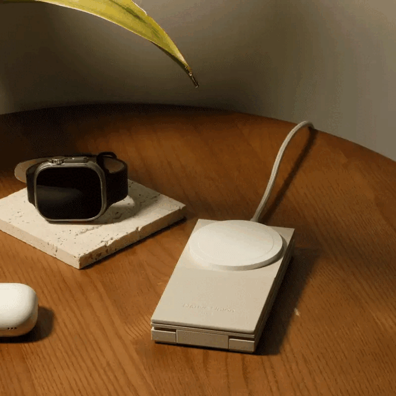 Dock sạc không dây Native Union Rise 2-in-1 Magnetic Wireless Charger