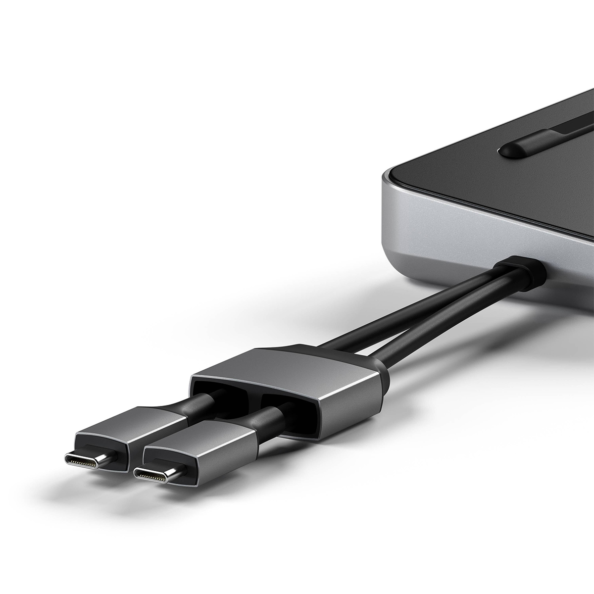 Satechi Dual Dock Stand with NVMe SSD