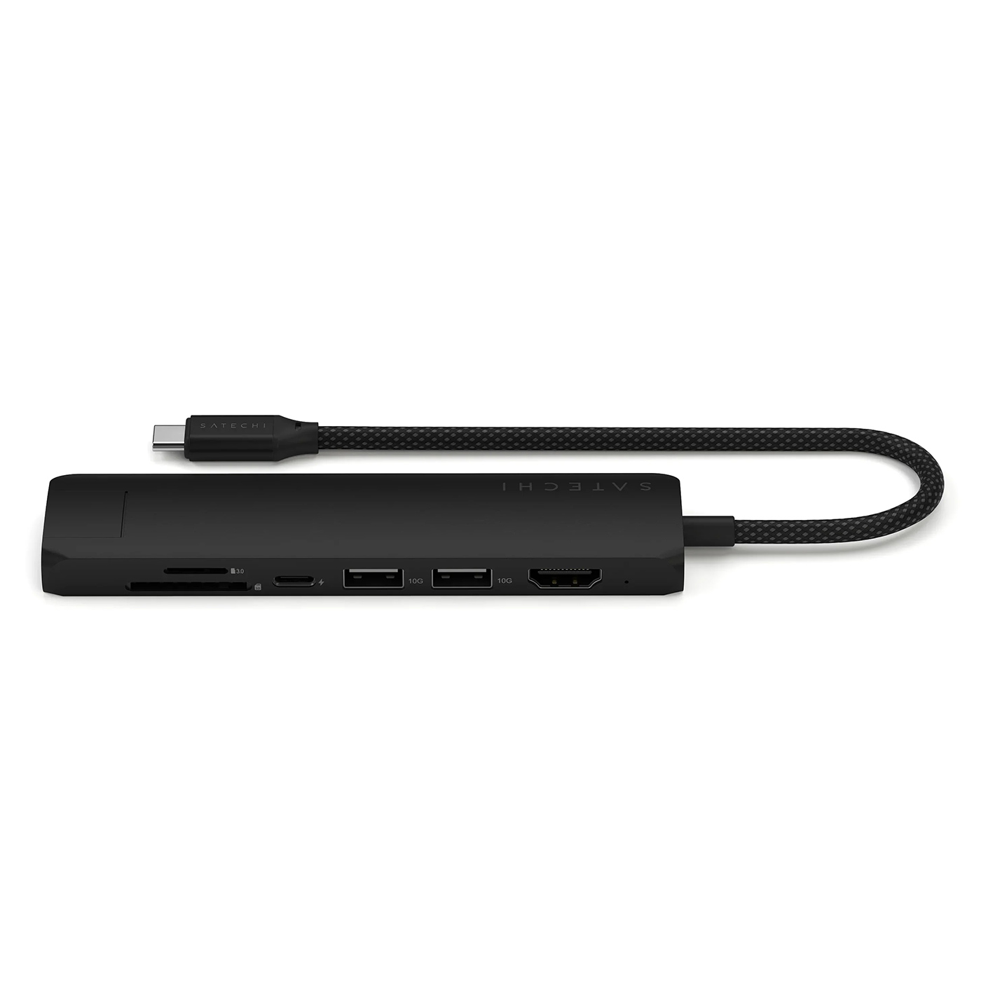 Hub USB-C Satechi Slim 7-in-1 Black