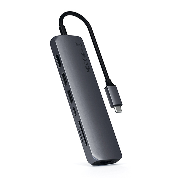 Hub USB-C Satechi Slim 7-in-1 with Ethernet