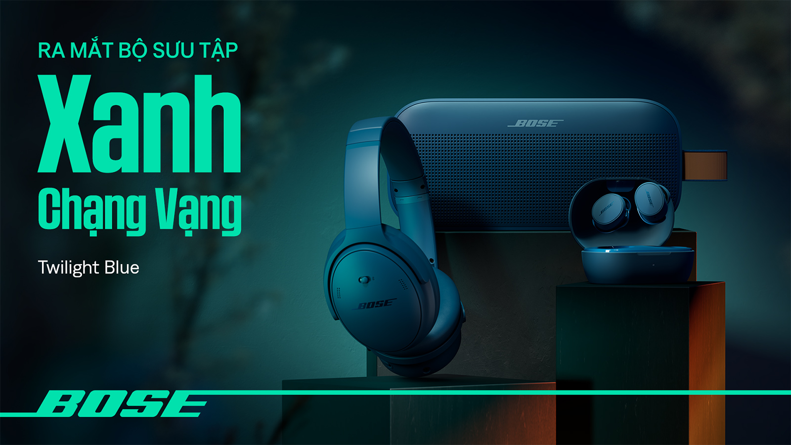 Loa Bose SoundLink Flex 2 Xanh Chạng Vạng Twilight Blue